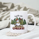 Enjoy the ride!Cheers! sublimation design, png for sublimation, Christmas PNG, Christmas vibes PNG