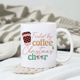 Fueled by coffee and christmas cheer SVG PNG design, png for sublimation, Christmas PNG,  Christmas SVG