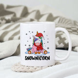 Snownicorn sublimation design, png for sublimation, Christmas PNG, Christmas vibes PNG