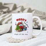 Merry Trucking christmas jingle all the way sublimation design, png for sublimation, Christmas PNG, Christmas vibes PNG