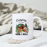 Camping it's just how I roll ! sublimation design, png for sublimation, Christmas PNG, Christmas vibes PNG