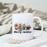 Merry camper sublimation design, png for sublimation, Christmas PNG, Christmas vibes PNG