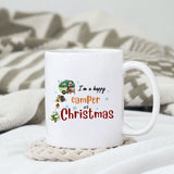 I'm a happy camper at christmas sublimation design, png for sublimation, Christmas PNG, Christmas vibes PNG