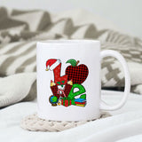 Love Teaching Christmas sublimation design, png for sublimation, Christmas PNG, Christmas vibes PNG