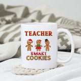 Teacher of smart cookies sublimation design, png for sublimation, Christmas PNG, Christmas vibes PNG