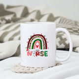 Nurse rainbow sublimation design, png for sublimation, Christmas PNG, Christmas vibes PNG