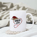 Nurse life sublimation design, png for sublimation, Christmas PNG, Christmas vibes PNG