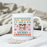 We woof you a merry christmas design, png for sublimation, Christmas PNG,  Christmas SVG PNG