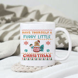 Have yourself a furry little christmas design, png for sublimation, Christmas PNG,  Christmas SVG