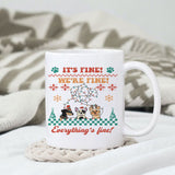 It's fine!We're fine!Everything's fine! design, png for sublimation, Christmas PNG,  Christmas SVG