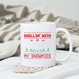 Chillin' with my snowmies sublimation design, png for sublimation, Christmas PNG,  Christmas SVG