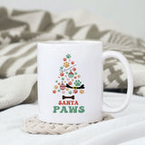 I Believe In Santa Paws design, png for sublimation, Christmas PNG, Christmas lights PNG