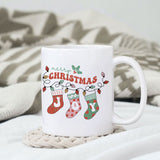 Merry Christmas design, png for sublimation, Christmas PNG, Christmas lights PNG