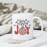 Joy design, png for sublimation, Christmas PNG, Christmas lights PNG