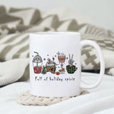 Full of holiday spirit sublimation design, png for sublimation, Christmas PNG, Christmas Skeleton PNG