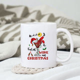 Fueled wine and Christmas sublimation design, png for sublimation, Christmas PNG, Christmas wine PNG