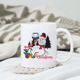 Merry Christmas sublimation design, png for sublimation, Christmas PNG, Christmas wine PNG