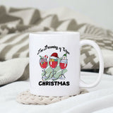 I'm Dreaming of a Wine Christmas sublimation design, png for sublimation, Christmas PNG, Christmas wine PNG