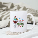 It's the most wonderful wine of the year sublimation design, png for sublimation, Christmas PNG, Christmas wine PNG