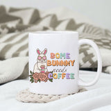Some bunny needs coffee sublimation design, png for sublimation, Holidays design, Easter Day sublimation