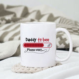 Daddy to bee please wait SVG design, png for sublimation, Family SVG, Family quotes SVG