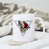 Rose skull sublimation design, png for sublimation, Gothic halloween design, Halloween styles