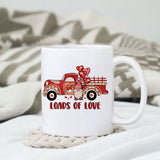 Loads of love sublimation design, png for sublimation, Valentine PNG, Valentine Gnome vibes PNG