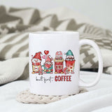 Coffee gnome sublimation design