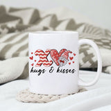 XO hugs & kisses sublimation design