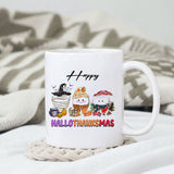 Happy Hallothanksmas sublimation design, png for sublimation, Hobbies design, Halloween coffee png, Christmas design, Thanksgiving sublimation