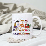 Happy Hallothanksmas sublimation design, png for sublimation, Hobbies design, Halloween coffee png, Christmas design, Thanksgiving sublimation