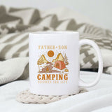 Father+son camping buddies for life sublimation design, png for sublimation, Father's day sublimation, Camping father png, Retro camping design