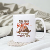 Any man can be a grandpa but it takes someone special someone special to be a camping papa sublimation design, png for sublimation, Father's day sublimation, Camping father png, Retro camping design