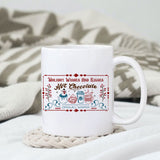 Now serving hot cocoa design, png for sublimation, Christmas PNG, Hot coca board sign PNG