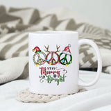 Stay merry and bright sublimation design, png for sublimation, Hippe Christmas PNG, retro vibes PNG