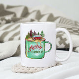 Merry Camper sublimation design, png for sublimation, Hippe Christmas PNG, retro vibes PNG