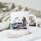 One spooky teacher Sublimation design, png for sublimation, Retro Halloween design, Halloween styles