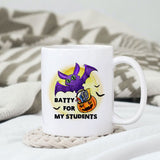 Batty for my Students Sublimation design, png for sublimation, Retro Halloween design, Halloween styles