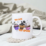 Too Cute Too Spook sublimation design, png for sublimation