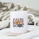 Faith Hope Love sublimation design, png for sublimation, Jesus sublimation, Christian png