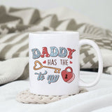 Daddy has the key to my heart sublimation design