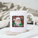 Believe sublimation design, png for sublimation, Christmas PNG, Leopard Christmas PNG