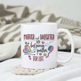 Mother and daughter best sewing partners for life sublimation design, png for sublimation, sewing mom sublimation, mother's day png