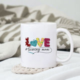 Love # sewing mom sublimation design, png for sublimation, sewing mom sublimation, mother's day png