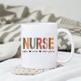 Nurse coffee scrubs rubber gloves sublimation design, png for sublimation, Nurse PNG, Nurse life PNG