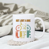 Not just a bike, It's life sublimation design, png for sublimation, Hobbies png, Mountain biking png, Hiking png