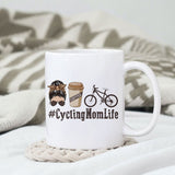 #Cyclingmomlife sublimation design, png for sublimation, Hobbies png, Mountain biking png, Hiking png