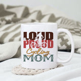 Loud & proud cycling mom sublimation design, png for sublimation, Hobbies png, Mountain biking png, Hiking png