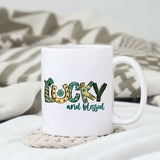 Lucky and blessed sublimation design, png for sublimation, Patrick's day PNG, Holiday PNG, Ireland's Independence day PNG