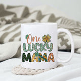 One lucky mama sublimation design, png for sublimation, Patrick's day PNG, Holiday PNG, Ireland's Independence day PNG
